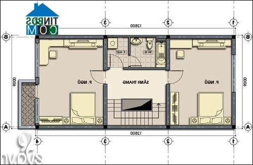 Ảnh Tư vấn thiết kế nhà 2 tầng đầy đủ công năng, DT 6m x 18,8m