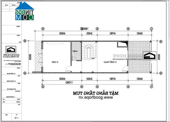 Ảnh Tư vấn thiết kế nhà phố 3 tầng trên diện tích 5x20m