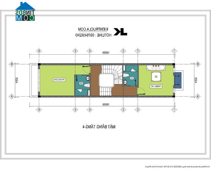 Ảnh Tư vấn xây nhà diện tích 4,5x18m