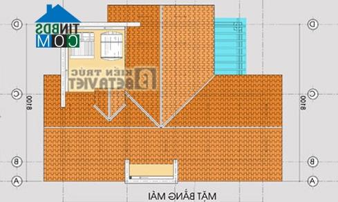 Ảnh Tư vấn thiết kế biệt thự 3 tầng - mái dốc diện tích 80m2