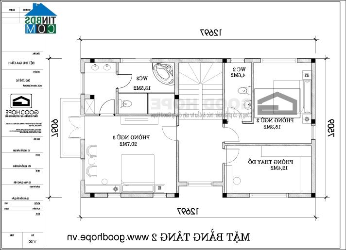 Ảnh Thiết kế biệt thự cao cấp hợp phong thủy tuổi 1969