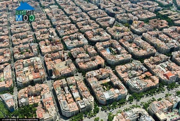 Ảnh Kiến trúc nhà bát giác ở Barcelona