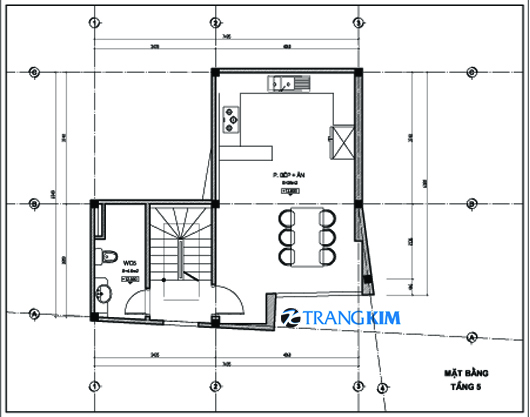 Ảnh Thiết kế nhà ống 5 tầng