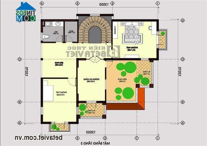 Ảnh Mẫu thiết kế biệt thự vườn cổ điển Châu Âu