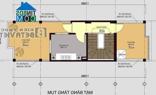 Ảnh Tư vấn kiến trúc nhà ống 3 tầng 1 tum