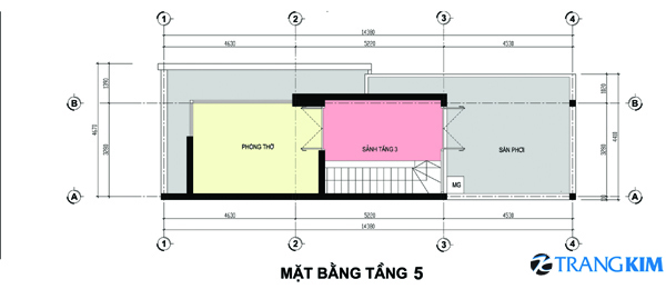 Ảnh Nhà phố độc đáo trên diện tích 3,5x16m2