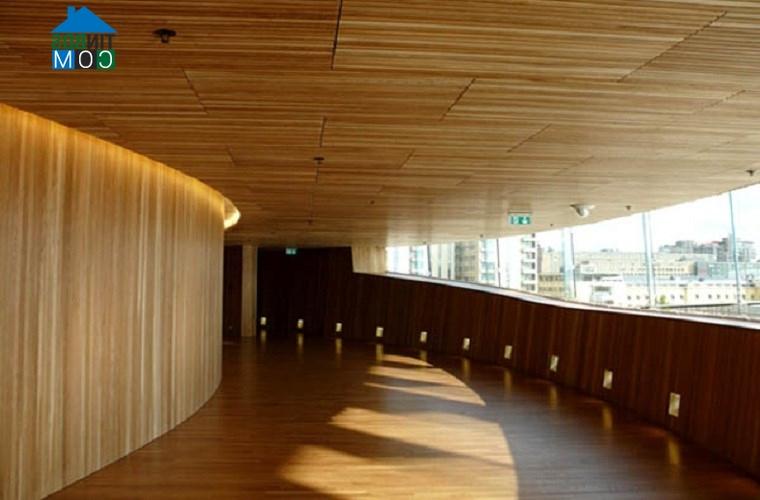 Ảnh Thiết kế độc của nhà hát Opera Oslo tại NaUy