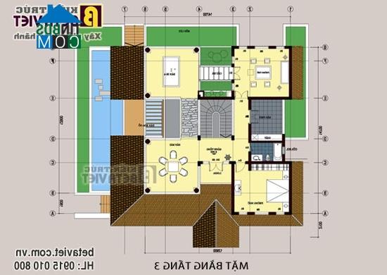 Ảnh Thiết kế biệt thự vườn trên khu đất rộng 800m2