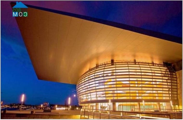 Ảnh Thiết kế độc của nhà hát Opera Oslo tại NaUy