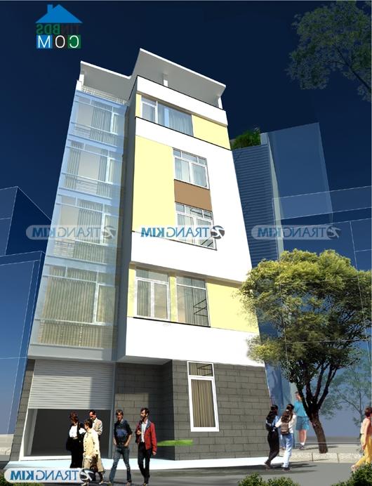 Ảnh Thiết kế nhà ống 5 tầng