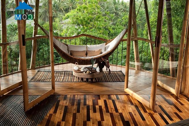 Ảnh Ngắm biệt thự bằng tre 6 tầng độc đáo