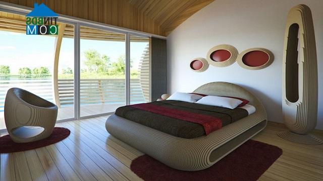 Phòng ngủ của căn hộ thoáng và sáng
