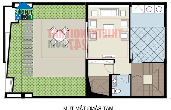 Ảnh Tư vấn xây nhà ở kết hợp văn phòng trên diện tích 8.5x13.5m