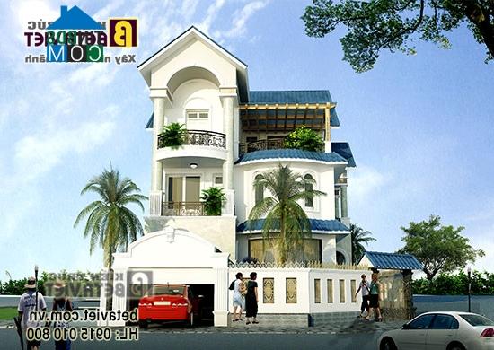 Ảnh Tư vấn thiết kế biệt thự 3 tầng 2 mặt tiền gần với thiên nhiên