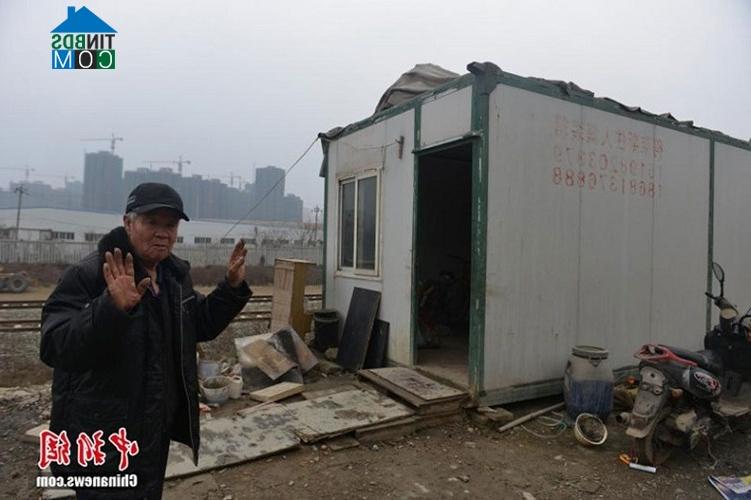 Ảnh Nhà từ container cũ dành cho người thu nhập thấp tại Trung Quốc