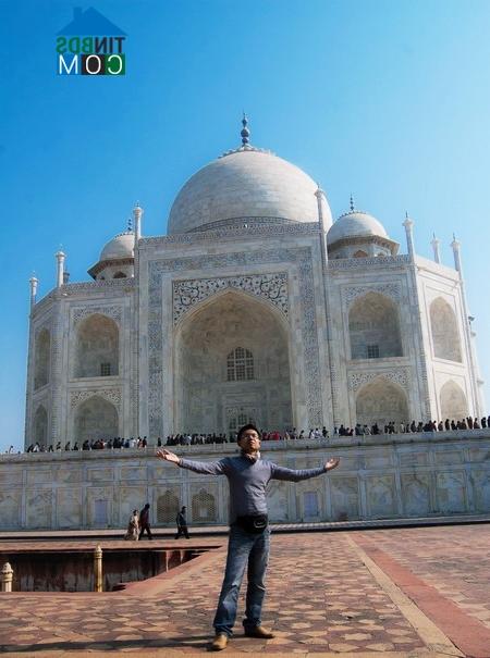 Ảnh Taj Mahal - biểu tượng của tình yêu vĩnh hằng