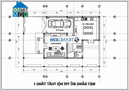 Ảnh Thiết kế nội thất biệt thự 3 tầng diện tích 97m2