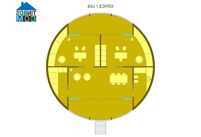 Thiết kế của căn hộ có thể dùng làm văn phòng