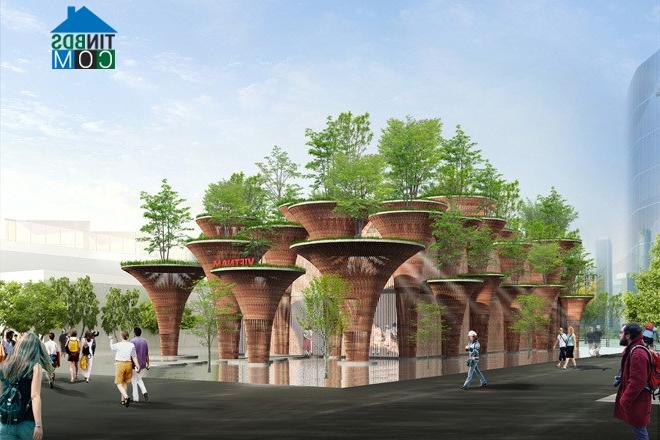 Ảnh Nhà đẹp như rừng cây của Việt Nam tham gia triển lãm Expo Milano