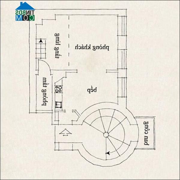 Bản vẽ mặt bằng thiết kế của căn hộ