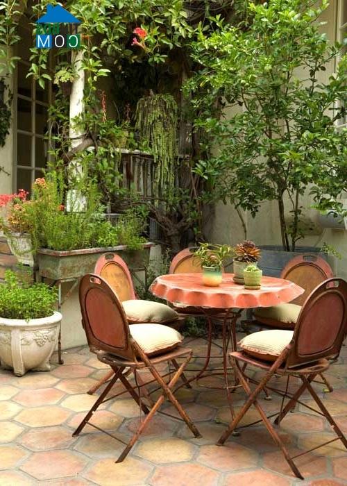 Ảnh Độc đáo thiết kế sân vườn theo phong cách Patio