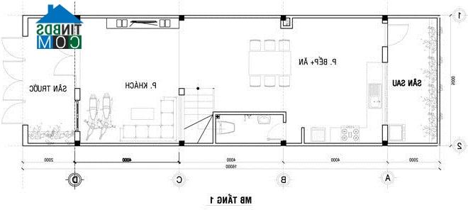 Ảnh Nhà 3 tầng hiện đại trên đất 80m2