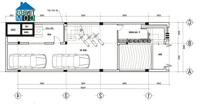 Bản vẽ tầng hầm