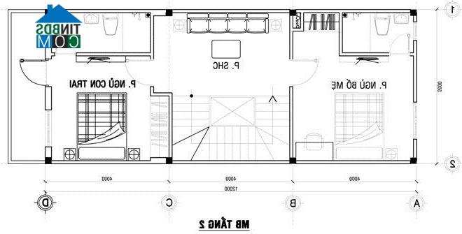 Ảnh Nhà 3 tầng hiện đại trên đất 80m2