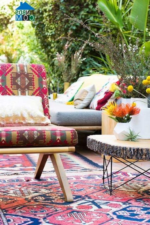 Ảnh Không gian phóng khoáng với phong cách nội thất Bohemian