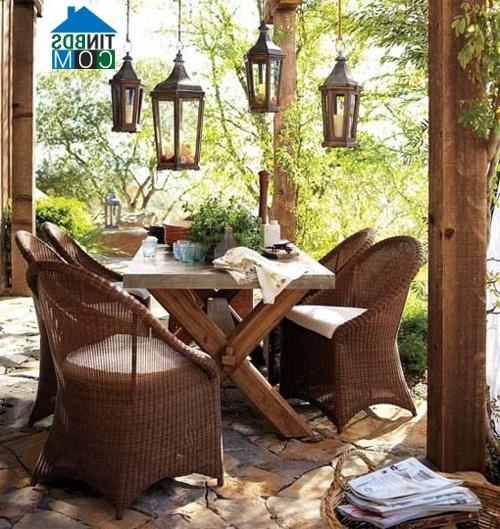 Ảnh Độc đáo thiết kế sân vườn theo phong cách Patio