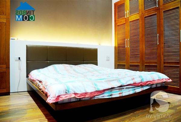 Ảnh Nhà 95m2 với nội thất gỗ hài hòa 