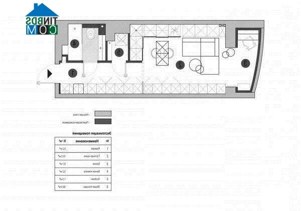 Ảnh Căn hộ tím 20m2 độc đáo cho cô nàng nữ tính