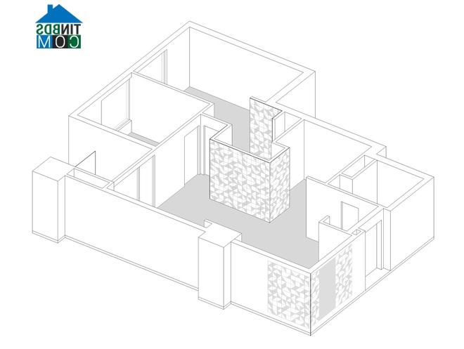 Ảnh Căn hộ 107m2 tiện nghi sau khi cải tạo