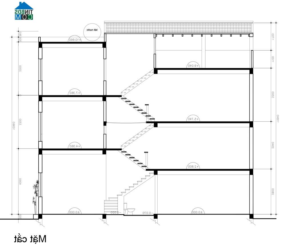 Ảnh Thiết kế nhà đẹp trên đất méo