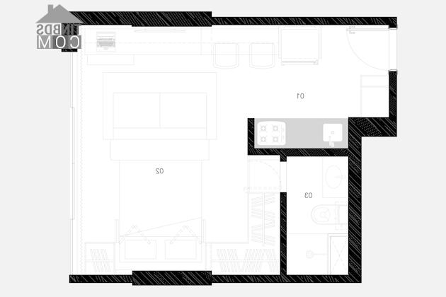 Ảnh Căn hộ 30m2 đủ chức năng tại Brazil