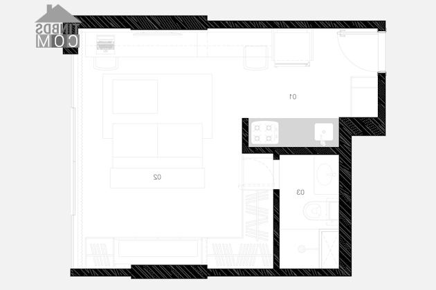 Ảnh Căn hộ 30m2 đủ chức năng tại Brazil