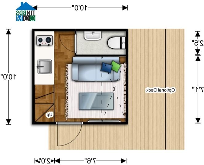 Ảnh Ngôi nhà chưa đến 10m2 trị giá 53 triệu đồng tại Canada