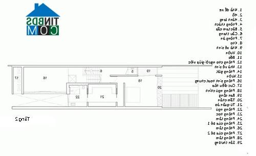 Bản vẽ thiết kế mặt bằng tầng 2