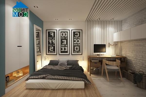 Ảnh Thiết kế căn hộ 38m² tiện nghi, thoải mái