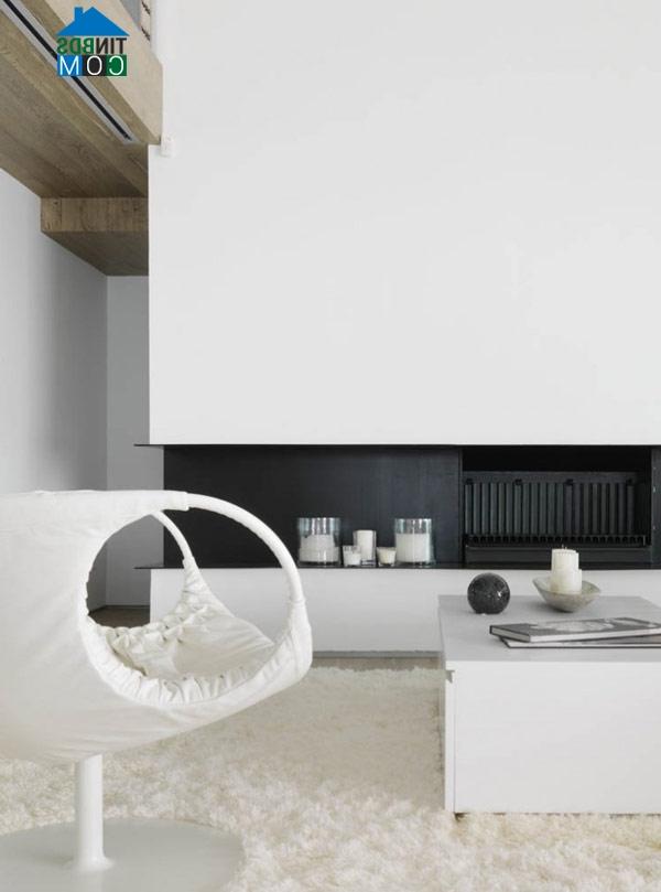 Ảnh Nhà tinh khôi cho người yêu màu trắng