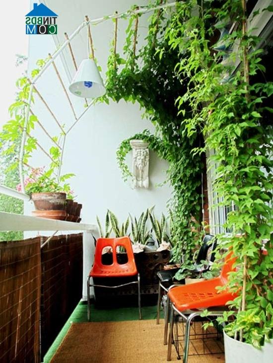 Ảnh Vài bước đơn giản cho ban công thành thiên đường êm ái