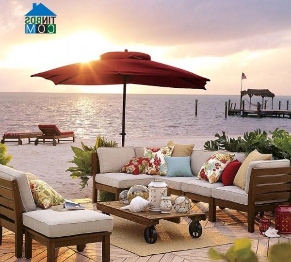 Ảnh Thư thái với góc sân vườn tuyệt đẹp