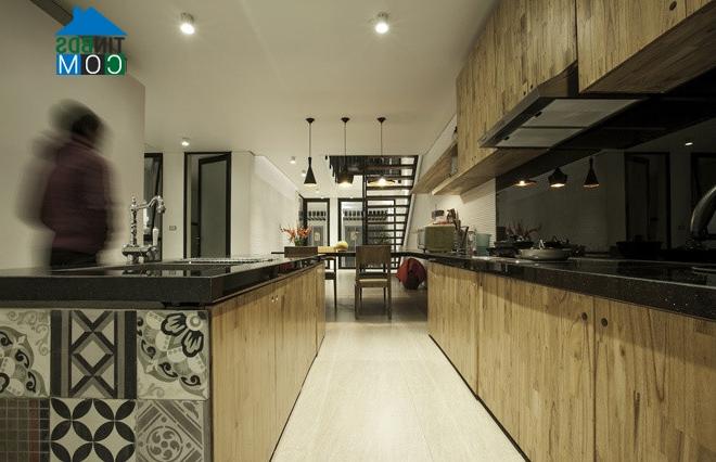 Phòng ăn và thư giãn ở tầng 1.