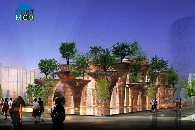 Ảnh Nhà đẹp như rừng cây của Việt Nam tham gia triển lãm Expo Milano