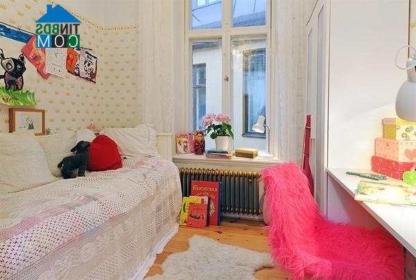 Ảnh Ngôi nhà trắng kết hợp nội thất rực rỡ