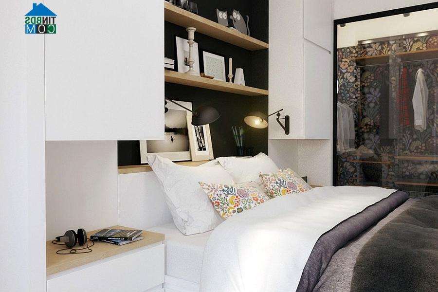 Ảnh Căn hộ đen-trắng thiết kế thông minh cho người độc thân