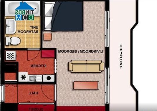 Ảnh Căn hộ 30m2 ngập nắng tại Tokyo