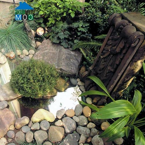 Ảnh Sử dụng gương trong vườn nhà