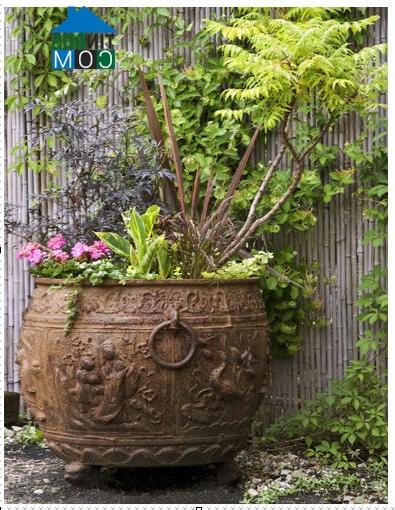 Ảnh Sân vườn mang phong cách Trung Hoa