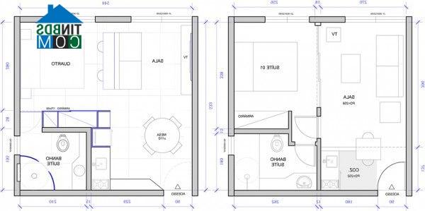 Mặt bằng thiết kế căn hộ